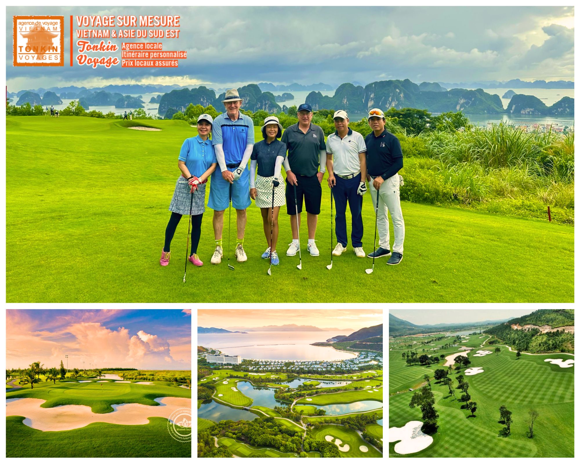 Les meilleurs parcours de golf du Nord Vietnam avec l'agence de voyage locale Tonkin Voyage